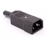 2 Kit Plugs Ac Tripolar 10 A C14 Macho E C13 Femea