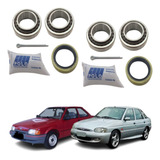 2 Kit Rolamento Roda Traseira Escort Zetec Sw 1996 Em Diante
