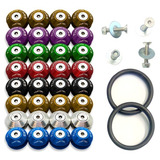 2 Kit Trava Parachoque Rebaixado Anilha Quick Release Tuning