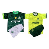 2 Kits Conjunto Infantil Palmeiras