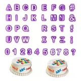 2 Kits De Cortadores Alfabeto 2 Cm E 4 Cm