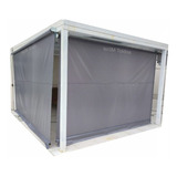 2 Kits Toldo Sob Medida Cortina Retrátil Sem Tubos Kit