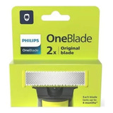 2 Lamina One Blade Refil Original Philips Oneblade - 2un