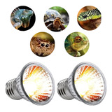 2 Lâmpadas Aquecimento Terrário Uva Uvb 3.0 Répteis 220v