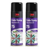2 Latas Adesivo Cola Spray 75