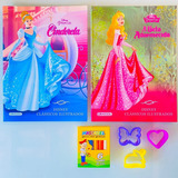 2 Livros Infantis Clássicos Leitura Princesas