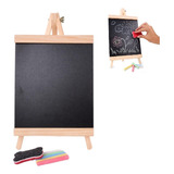2 Lousa Cavalete Quadro Negro Giz Mini Cardápio Restaurante