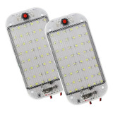 2 Luminária Lanterna Caminhão 12v 24v Universal C/ Botão