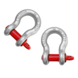 2 Manilha Curva Alloy 5/8 Aço Ruptura 15 Toneladas Coforja