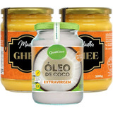 2 Manteiga Ghee 500ml + 1 Oleo Coco Extra Virgem 500ml 