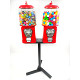  2 Máquina De Bolinha +pedestal +500 Bolinha Pula Pula 27mm +426 Chicletes 