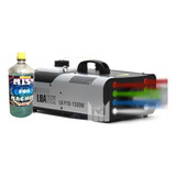 2 Maquina Fumaça 1500w Rgb 8 Leds Controle Sem Fio E Com Fio