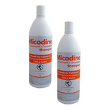 2 Micodine Shampoo - Syntec - Para Cães E Gatos - 1 Litro