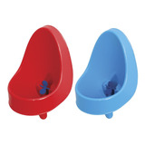 2 Mictórios Infantil 1 Azul E 1 Vermelho Desfralde Sanitário