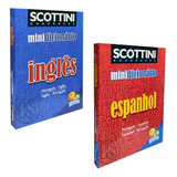 2 Mini Dicionarios Espanhol Ingles Dicionario Escolar