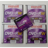 2 Mini Dvd-rw 30m Regravável Sony Filmado Digital + 4 Dvd Rw