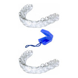 2 Moldeiras Clareamento Bruxismo Dental -