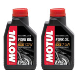 2 Óleos Fluidos Garfo Bengala Motul Factory 7,5w 1 Litro