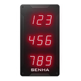 2 Painéis De Senha Aleatória/alternada 3 Linhas Com Teclado