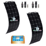 2 Painéis Solar Flexível 80w (160w