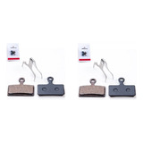 2 Par Pastilha Absolute P/ Freio Shimano Deore Xtr Organica