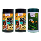 2 Parafinas Turbo Power Plus + 1 Gel Pos Sol Melanina Bronze