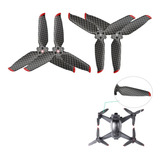 2 Pares - Hélices De Fibra De Carbono P/ Drone Da Dji Fpv