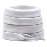 2 Pares Cadarço Largo Bboy Fat Lace Grosso Puma Vans Branco