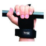 2 Pares Hand Grip Para Cross Pull Up Lpo Couro 3 Furos Fit 