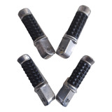 2 Pares Pedaleira Esportiva Moto Twister Cb 300 Diant E Tras