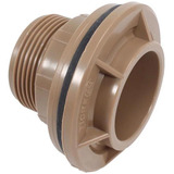 2 Pç Adapt Flange Sold Rosc Caixa D Agua 11/2 50 Mm Tigre