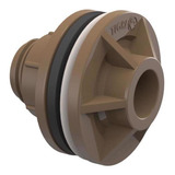 2 Pç Adapt Flange Sold Rosca Caixa D Agua 1 1/4 40 Mm Tigre