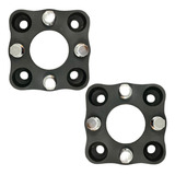 2 Pç Adaptador De Roda Fusca 4x130mm P/ 4x108mm Ford Peugeot