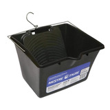 2 Pç Caçamba Balde Plástico De Pintura 14 L Preto Tigre