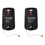 2 Pc Chuveiro Camping Ducha 20 Litros Portatil Agua Quente
