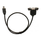 2 Pces Mini Usb 2.0 Macho 5 P Para Usb B Fêmea Painel Cabo