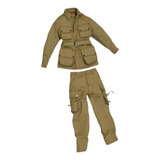 2 Pçs 1/6 Uniforme Masculino Conjunto Completo Roupas De