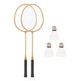 2 Pcs Raquetes De Badminton Com