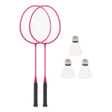 2 Pcs Raquetes De Badminton Com