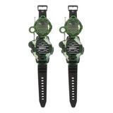 2 Peças 7 Em 1 Crianças Walkie Talkie Relógios De Pulso