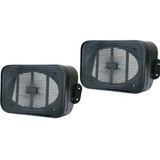 2 Peças Caixa Plástica Para Alto Falante 6x9 Polegadas Cor Preto