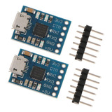 2 Peças Cp2102 Chip Micro Usb Para Ttl Rs232 Módulo 6