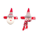 2 Peças Criativas Fivelas De Cortina De Natal Prendedor De