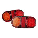 2 Peças De 24 V Car Truck Trail Light Trailer Rear Brake Sto