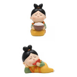 2 Peças De Decoração De Bonecas Chinesas Para Meninas