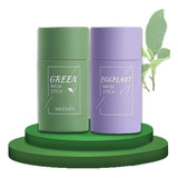 2 Peças De Máscara Purificadora De Lama Para Chá Verde/beri