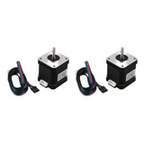 2 Peças De Motor De Passo Nema 17 48 Mm Nema17 Motor 42bygh
