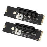 2 Peças De Placa Adaptadora Ngff Para Pci-e M.2 Para Tampa D