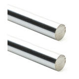 2 Peças Eixo 12mm X 400mm Para Rolamento Linear Lm12uu