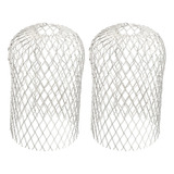 2 Peças Folha Peneira Tela Cobre Malha Calha Downspout Guard